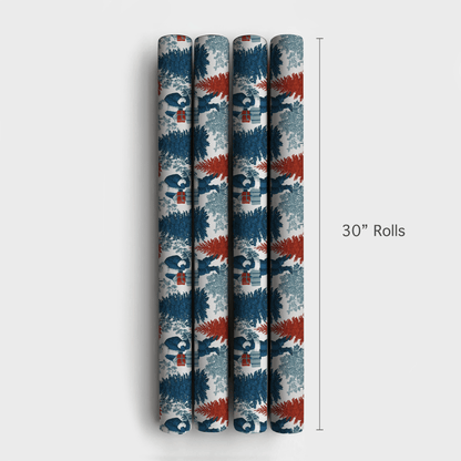Midnight St. Nick - Wrapping Paper - Aspen & Arlo
