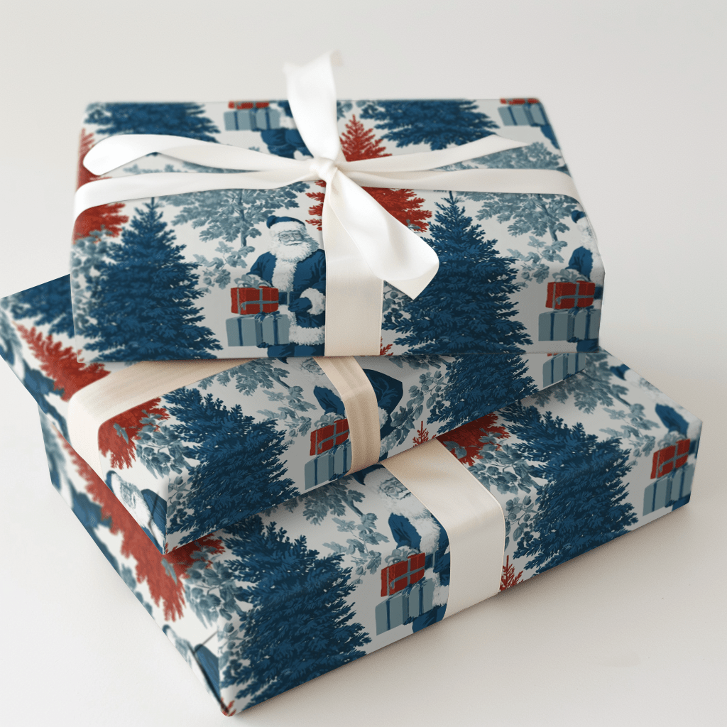 Midnight St. Nick - Wrapping Paper - Aspen & Arlo