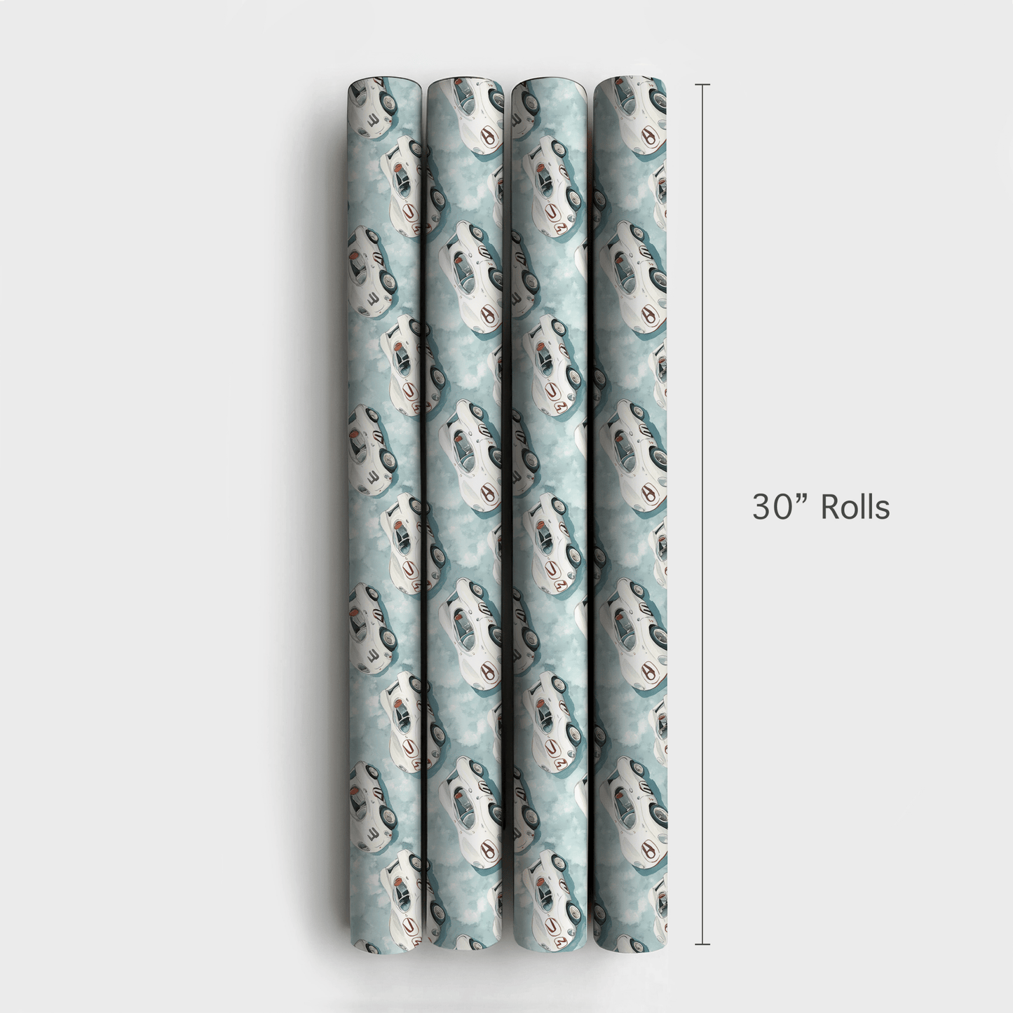 Finish Line Blues - Wrapping Paper - Aspen & Arlo