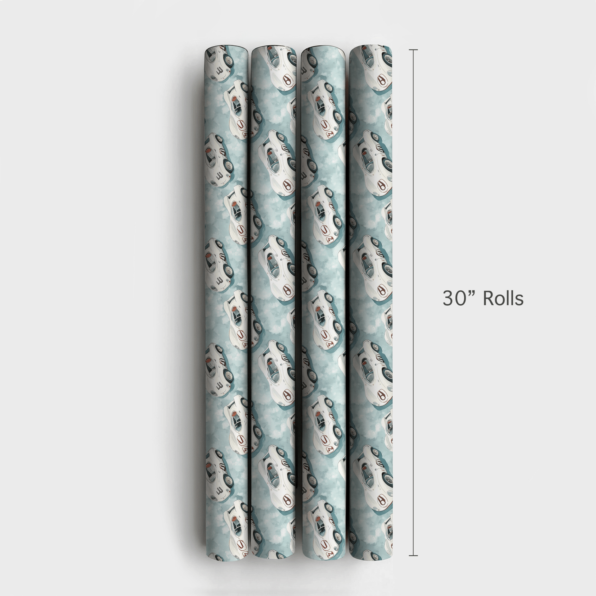 Finish Line Blues - Wrapping Paper - Aspen & Arlo
