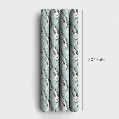 Finish Line Blues - Wrapping Paper - Aspen & Arlo