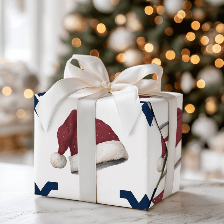 Santa on the Summit - Wrapping Paper - Aspen & Arlo