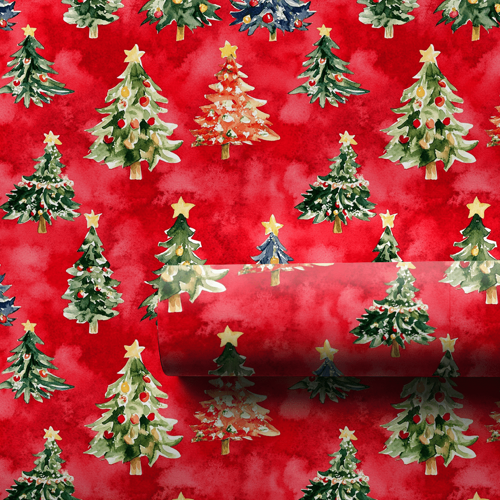 Red and Bright - Wrapping Paper - Aspen & Arlo