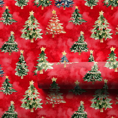 Red and Bright - Wrapping Paper - Aspen & Arlo
