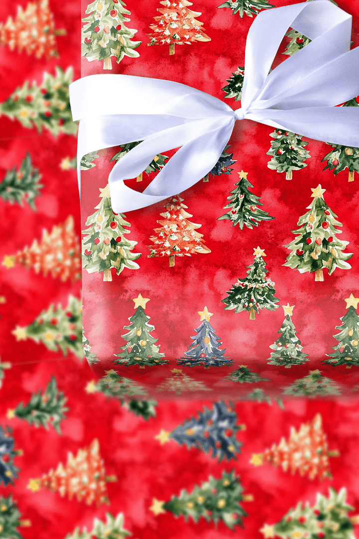 Red and Bright - Wrapping Paper - Aspen & Arlo