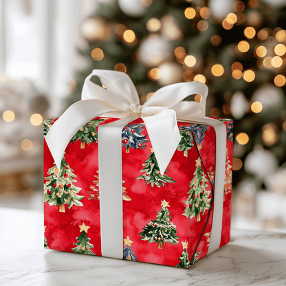 Red and Bright - Wrapping Paper - Aspen & Arlo