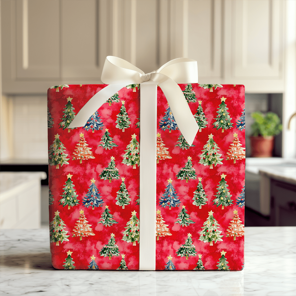Red and Bright - Wrapping Paper - Aspen & Arlo