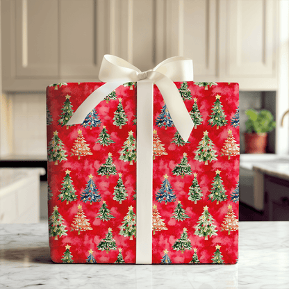 Red and Bright - Wrapping Paper - Aspen & Arlo