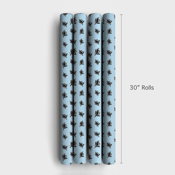 Pony Up Raider - Wrapping Paper - Aspen & Arlo