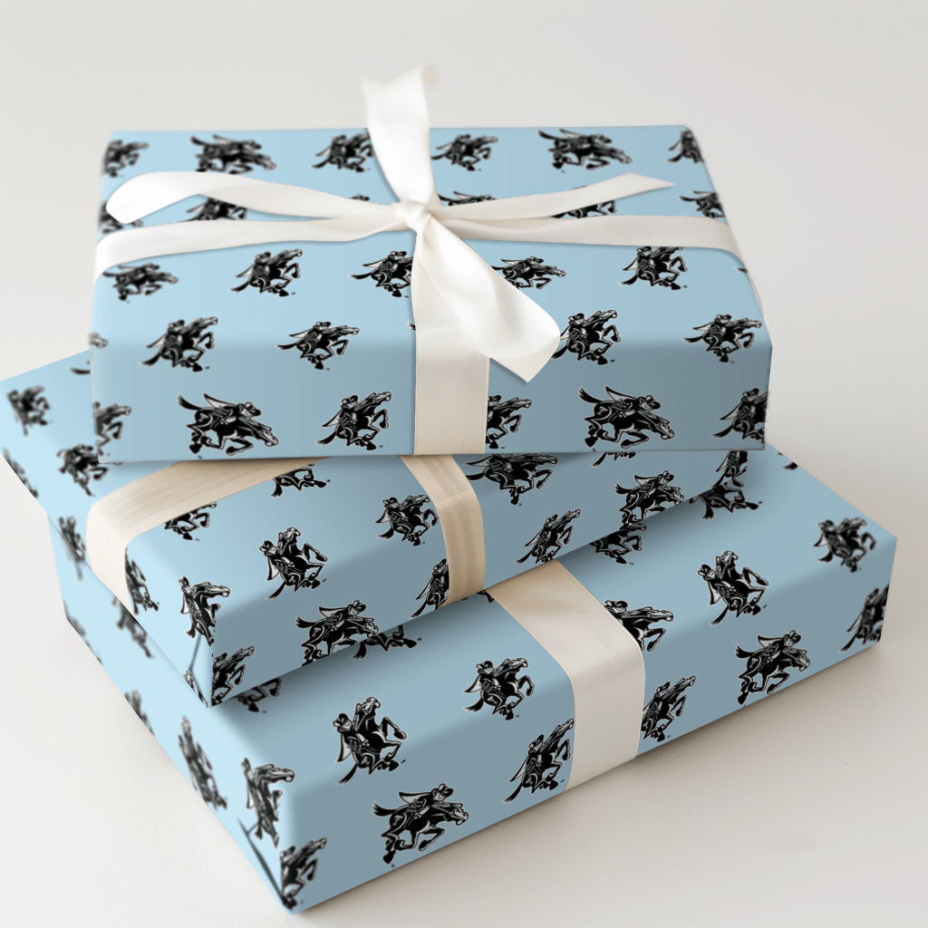 Pony Up Raider - Wrapping Paper - Aspen & Arlo