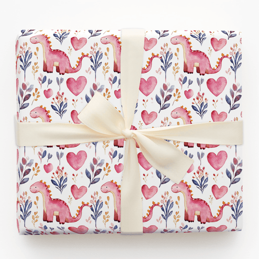 Roar for Love - Wrapping Paper - Aspen & Arlo