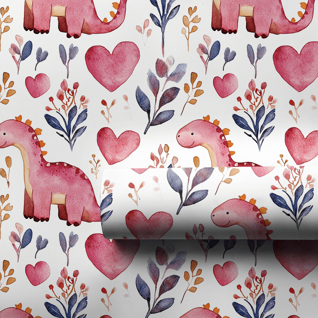 Roar for Love - Wrapping Paper - Aspen & Arlo