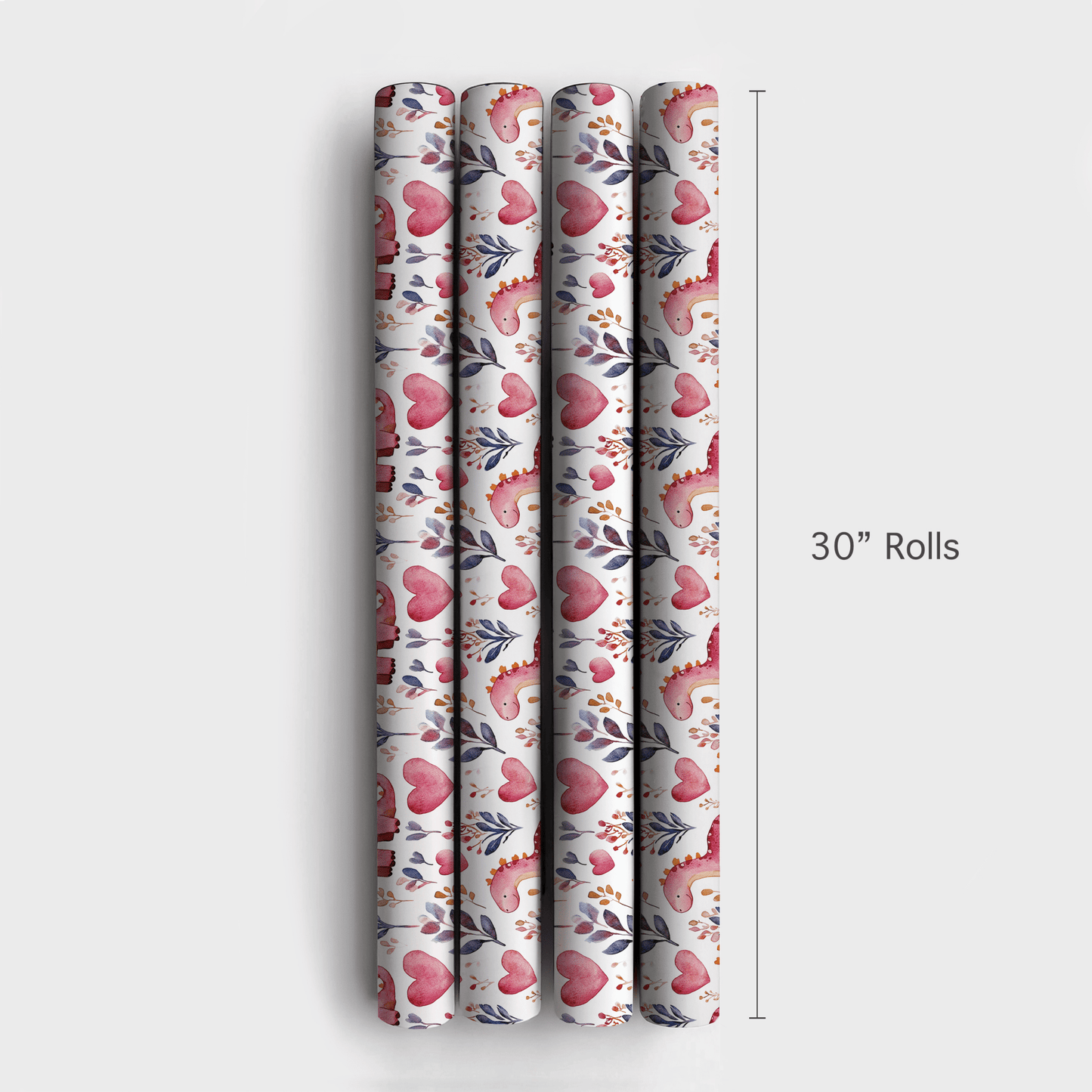 Roar for Love - Wrapping Paper - Aspen & Arlo