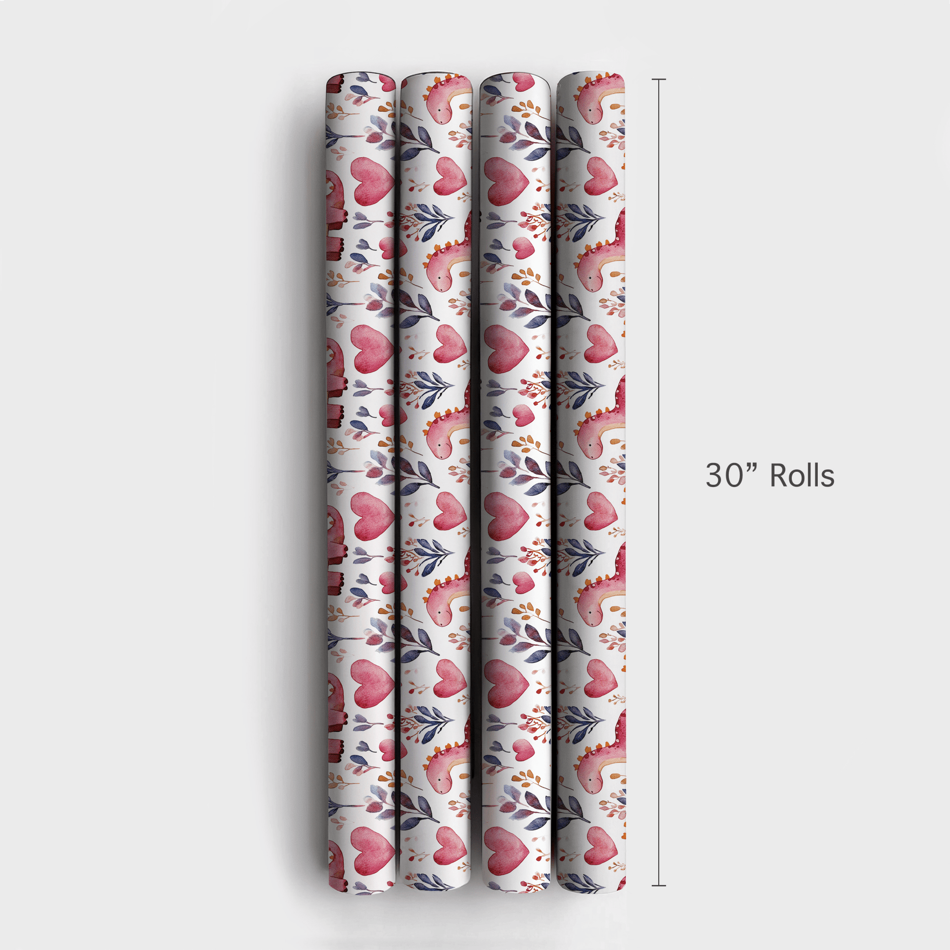 Roar for Love - Wrapping Paper - Aspen & Arlo