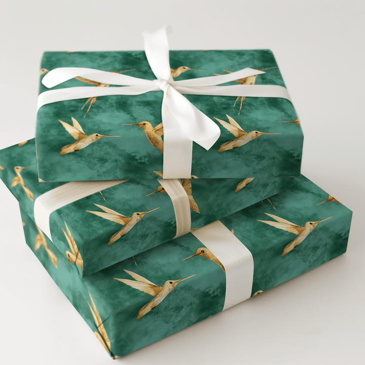 Humming Green - Wrapping Paper - Aspen & Arlo