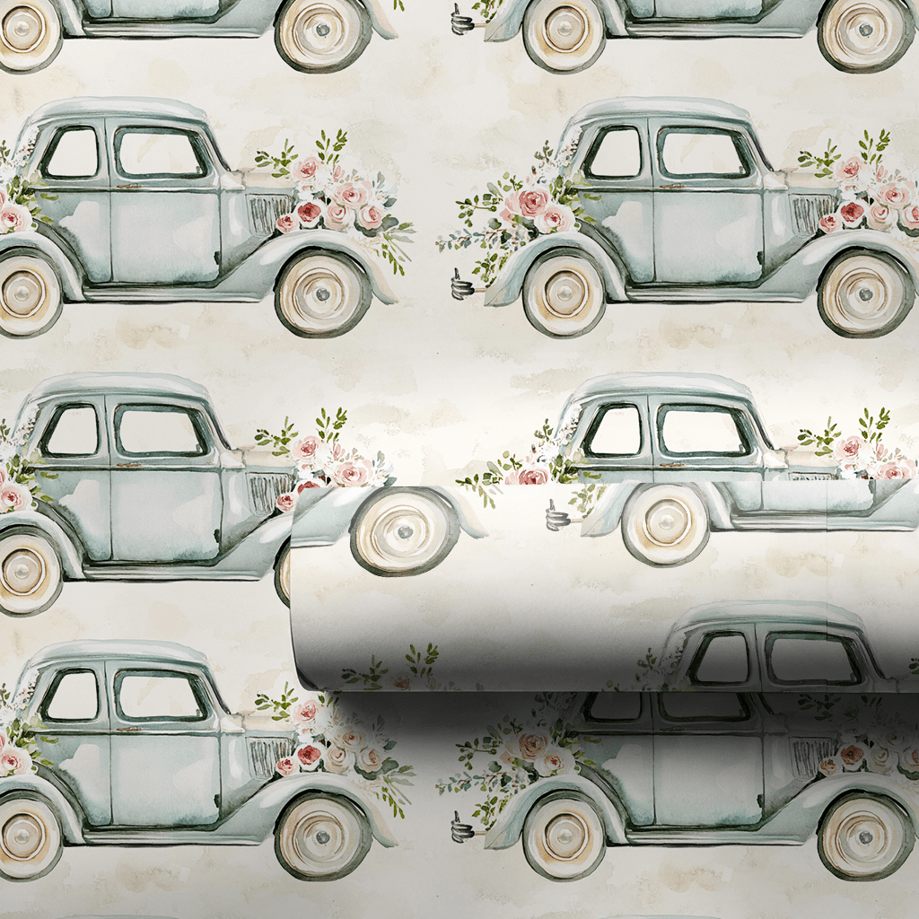 Timeless Drive - Wrapping Paper - Aspen & Arlo