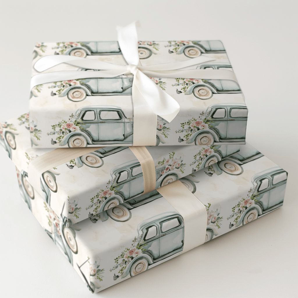 Timeless Drive - Wrapping Paper - Aspen & Arlo