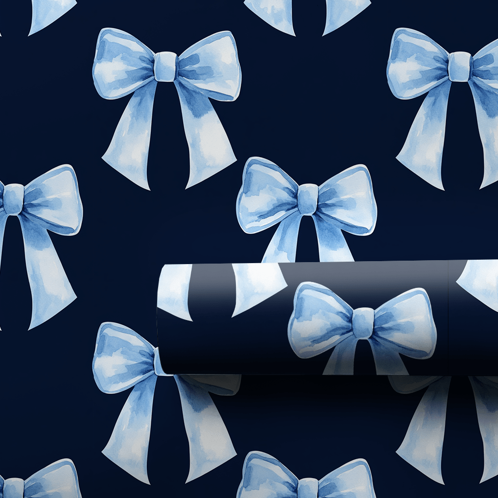 Misty Bow - Wrapping Paper - Aspen & Arlo