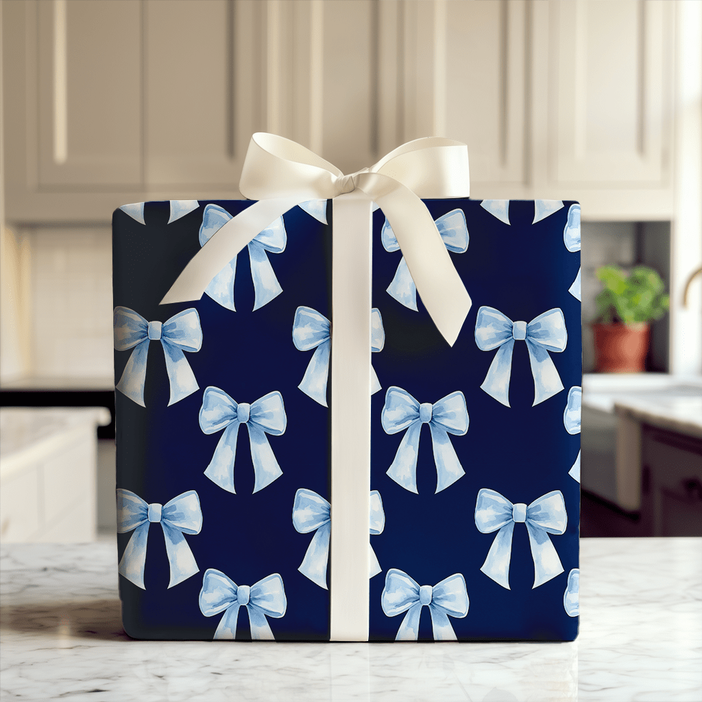 Misty Bow - Wrapping Paper - Aspen & Arlo