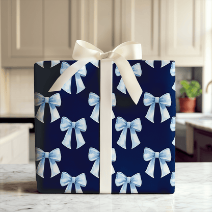 Misty Bow - Wrapping Paper - Aspen & Arlo