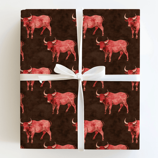 Titan of the Bull - Wrapping Paper - Aspen & Arlo