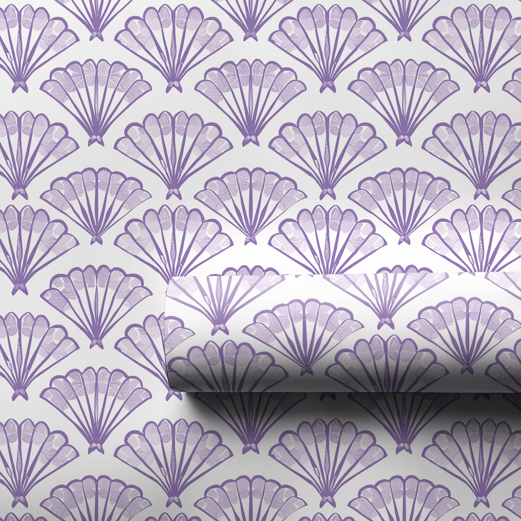 Mermaid Shell - Wrapping Paper - Aspen & Arlo