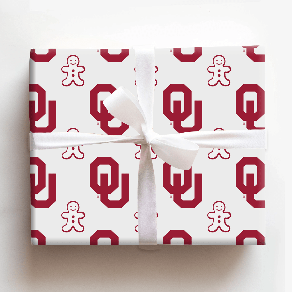 OU Gingerbread - Wrapping Paper - Aspen & Arlo