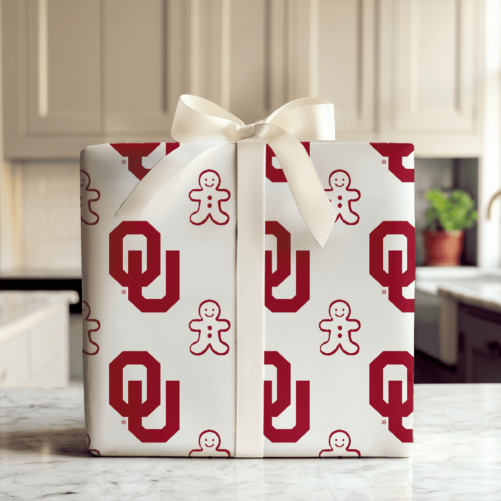 OU Gingerbread - Wrapping Paper - Aspen & Arlo