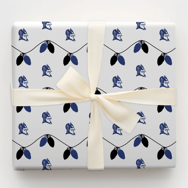 Blue Devils Bulbs - Wrapping Paper - Aspen & Arlo