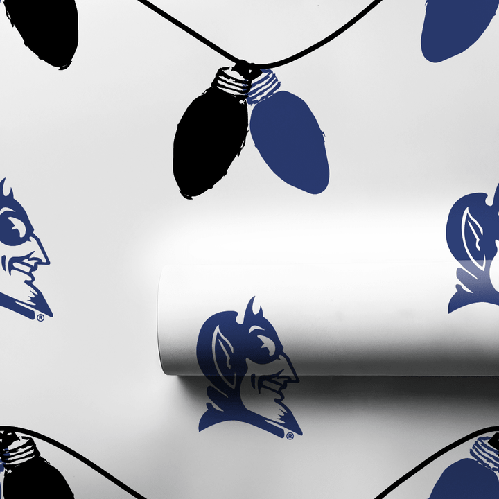 Blue Devils Bulbs - Wrapping Paper - Aspen & Arlo