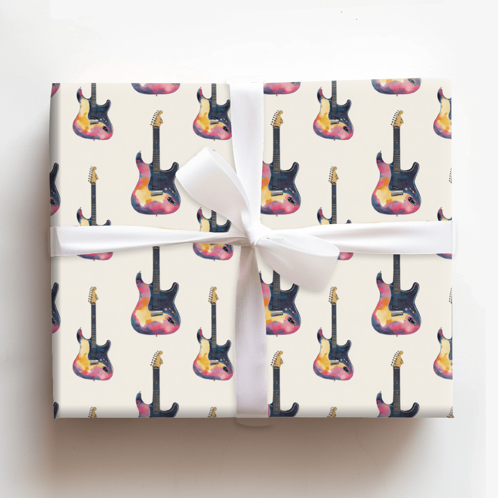 Dad You Rock - Wrapping Paper - Aspen & Arlo