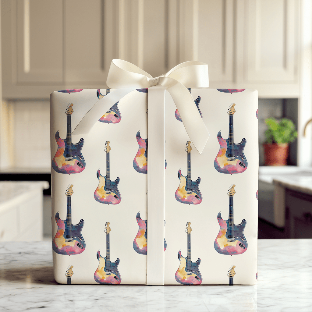 Dad You Rock - Wrapping Paper - Aspen & Arlo