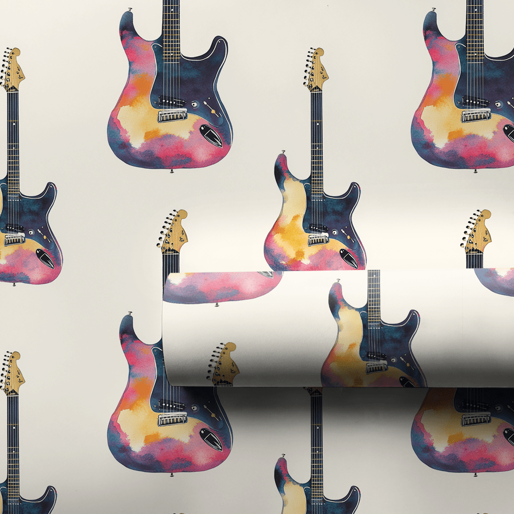 Dad You Rock - Wrapping Paper - Aspen & Arlo