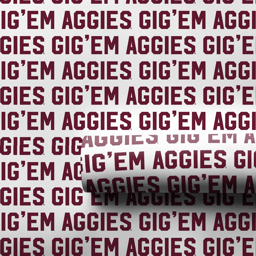 Gig Em - Wrapping Paper - Aspen & Arlo