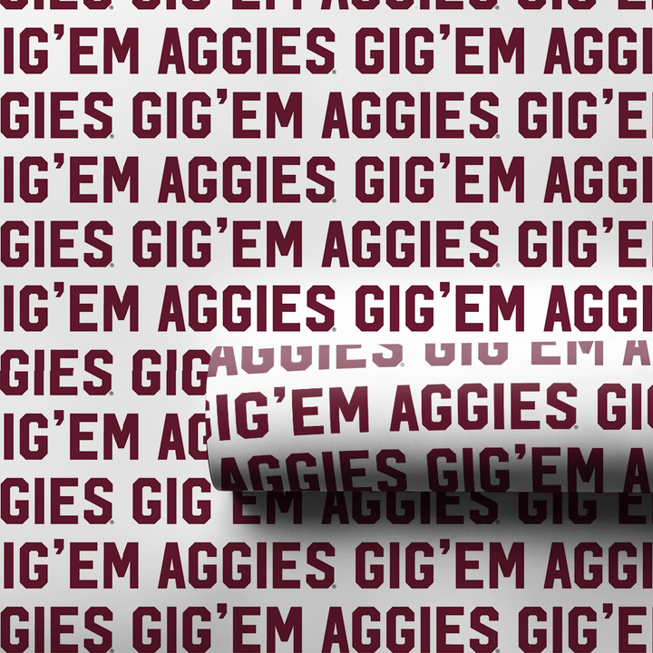 Gig Em - Wrapping Paper - Aspen & Arlo