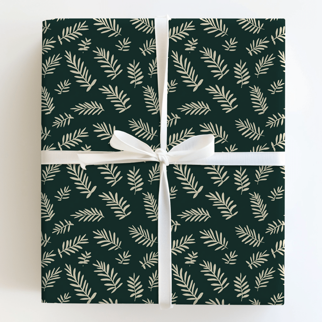 Pine Leaf Arrangement - Wrapping Paper - Aspen & Arlo