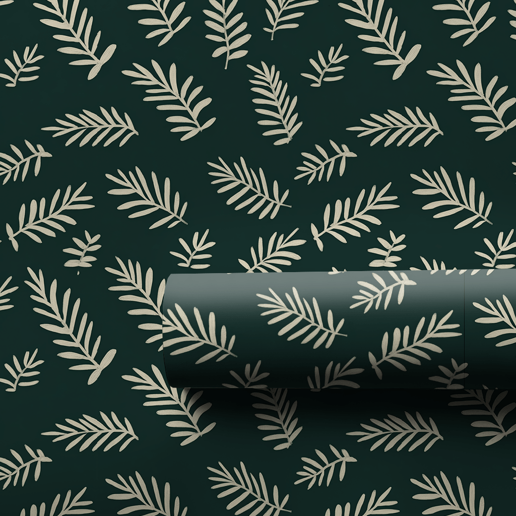 Pine Leaf Arrangement - Wrapping Paper - Aspen & Arlo