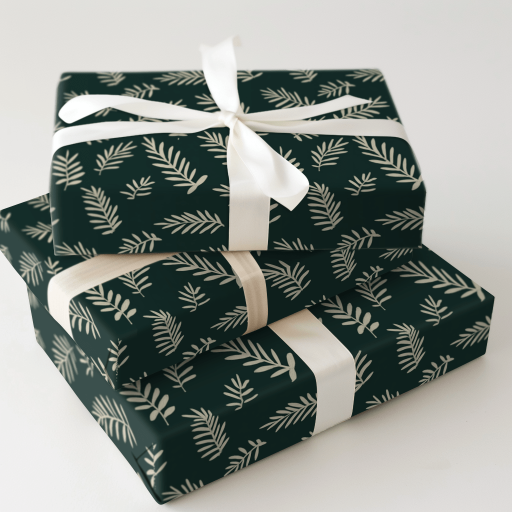 Pine Leaf Arrangement - Wrapping Paper - Aspen & Arlo