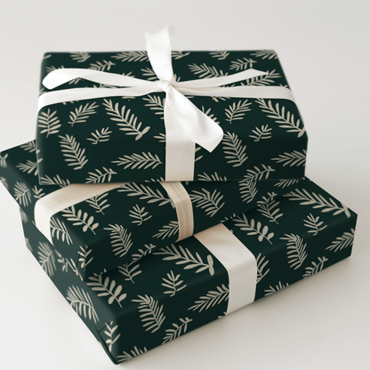 Pine Leaf Arrangement - Wrapping Paper - Aspen & Arlo