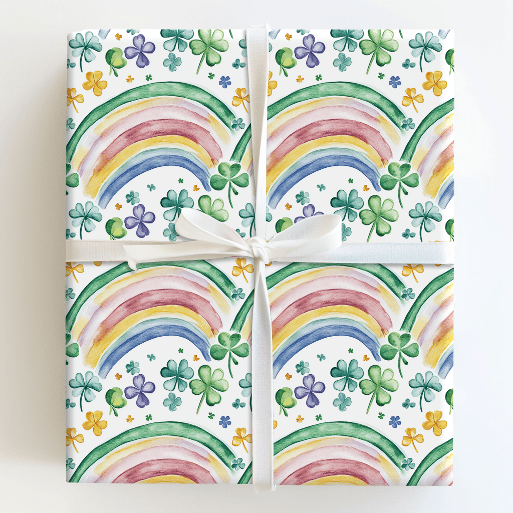 Luck at the End of the Rainbow - Wrapping Paper - Aspen & Arlo