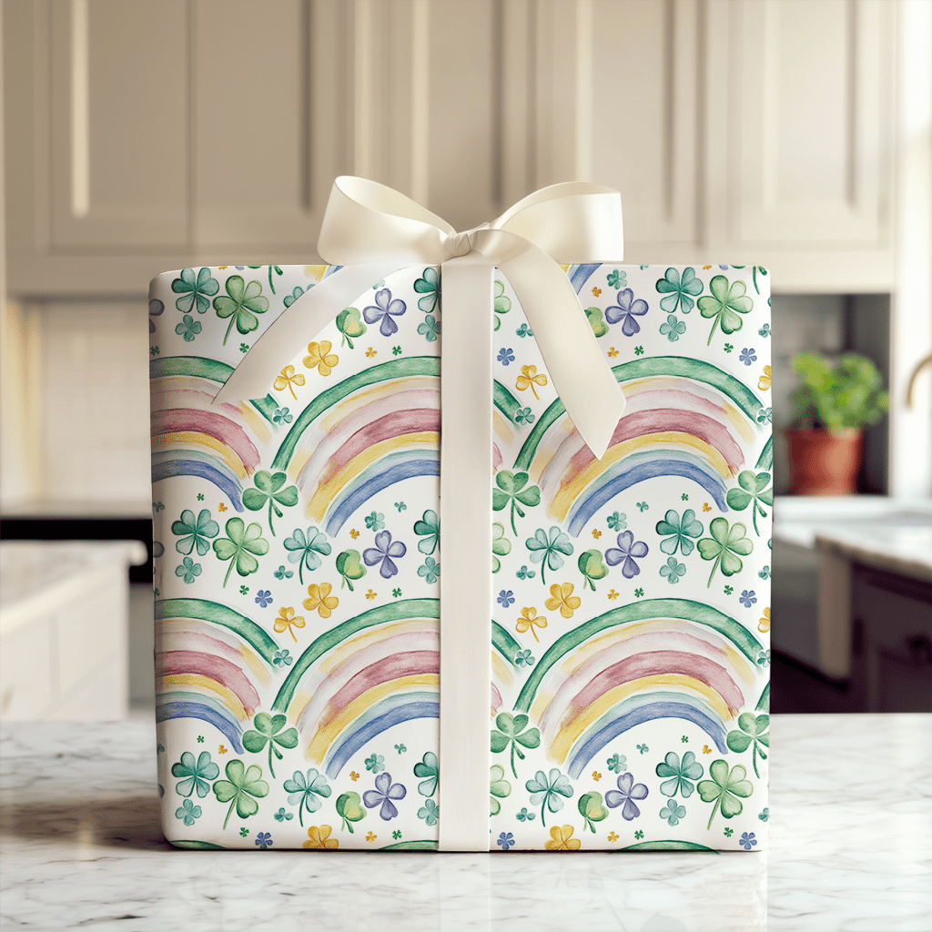 Luck at the End of the Rainbow - Wrapping Paper - Aspen & Arlo
