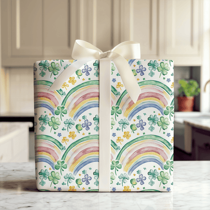 Luck at the End of the Rainbow - Wrapping Paper - Aspen & Arlo