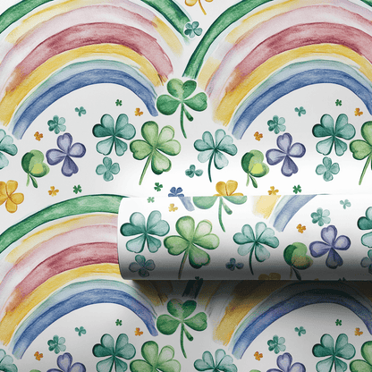 Luck at the End of the Rainbow - Wrapping Paper - Aspen & Arlo
