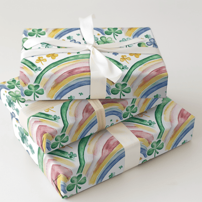 Luck at the End of the Rainbow - Wrapping Paper - Aspen & Arlo