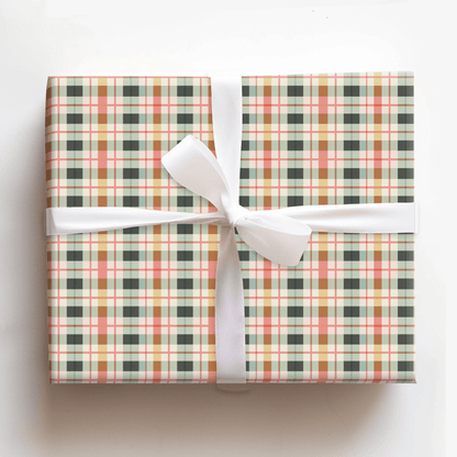 Scotty's Checkered Charm - Wrapping Paper - Aspen & Arlo