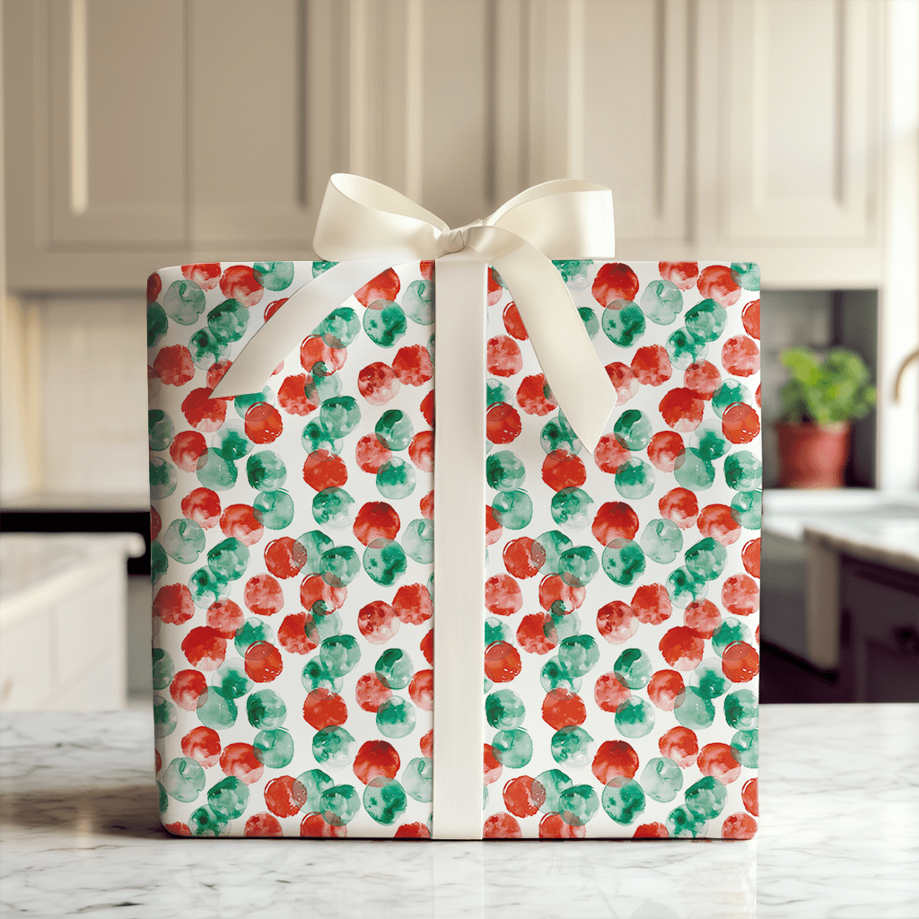 Santa Spots - Wrapping Paper - Aspen & Arlo