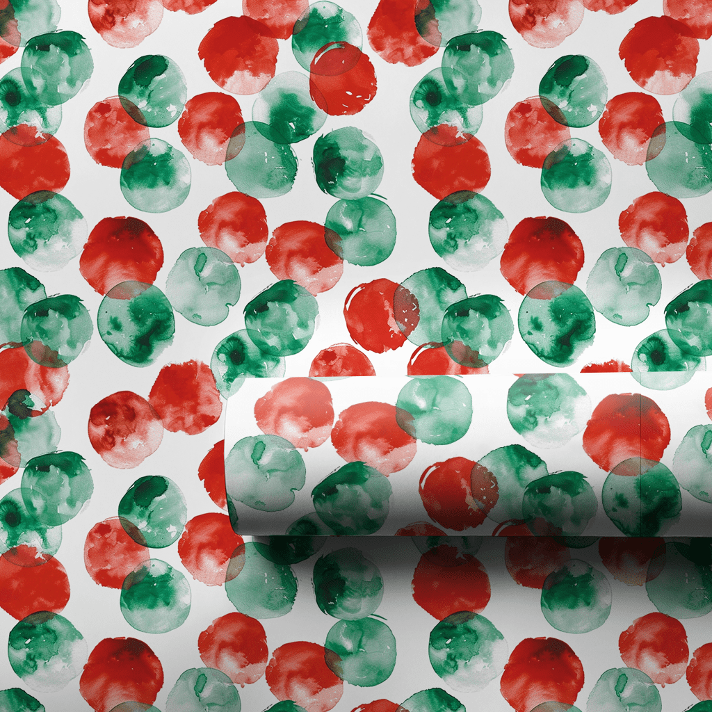 Santa Spots - Wrapping Paper - Aspen & Arlo