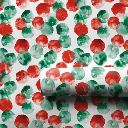 Santa Spots - Wrapping Paper - Aspen & Arlo