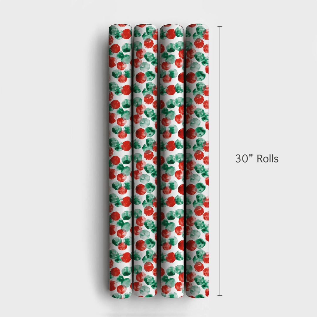 Santa Spots - Wrapping Paper - Aspen & Arlo
