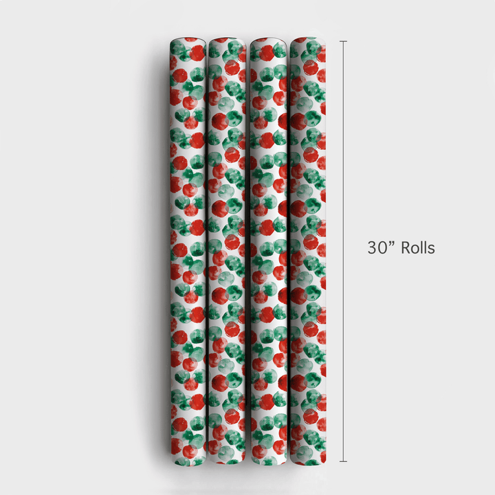 Santa Spots - Wrapping Paper - Aspen & Arlo